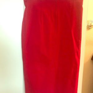 New Red pencil skirt